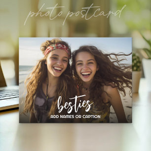 Postal Amigas con foto y texto personalizado - Script