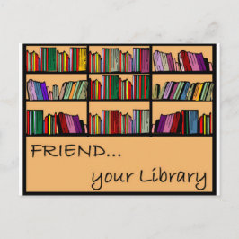 Postal Amigo de tu biblioteca