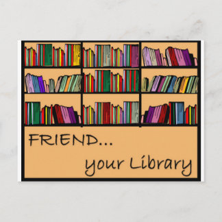 Postal Amigo de tu biblioteca