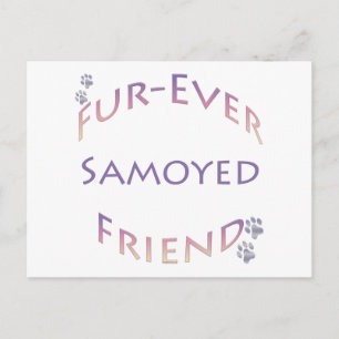 Postal Amigo para siempre Samoyed