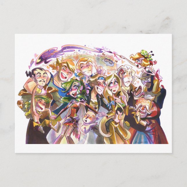 Postal Amigos (Anverso)