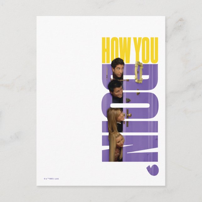 Postal AMIGOS™ | ¿Cómo estás? (Anverso)