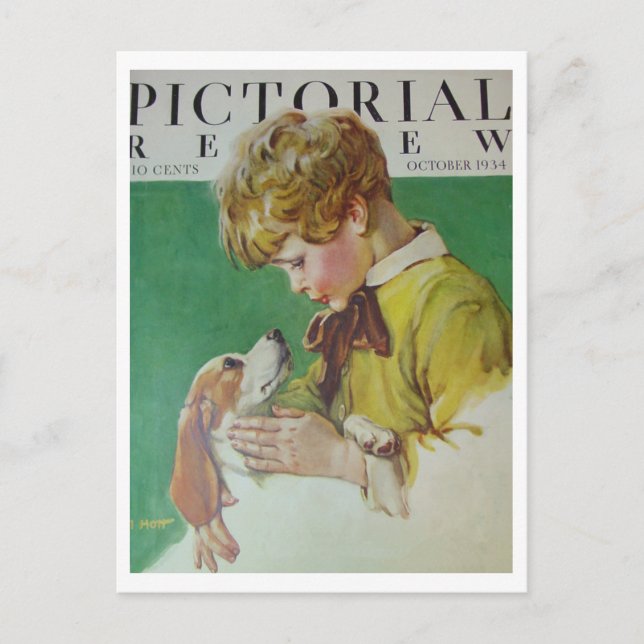 Postal Amigos de cosecha (Anverso)