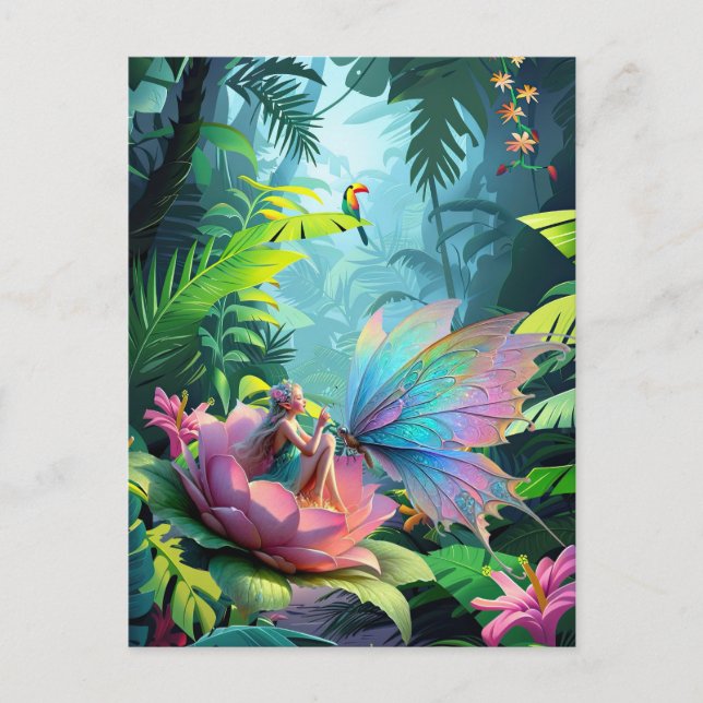 Postal Amigos de jardín (Anverso)