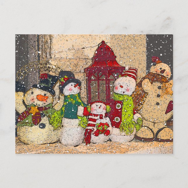 POSTAL AMIGOS DE LA NIEVE (Anverso)