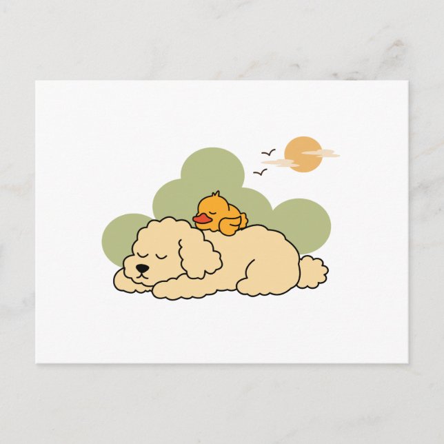 Postal Amigos de la siesta (Anverso)