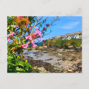 Postal Amigos de los pescadores del puerto de Port Isaac