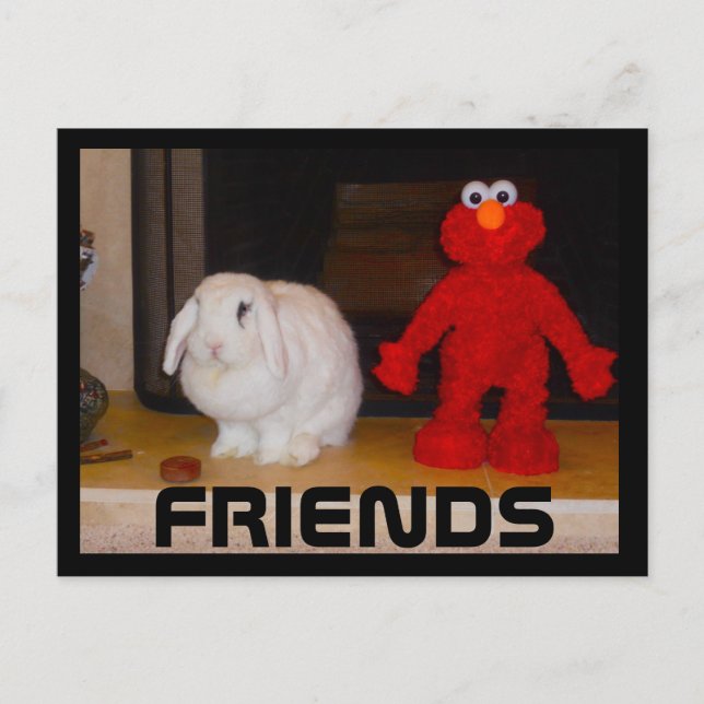 Postal Amigos - Gracias por estar ahí para mí (Anverso)