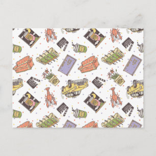 Postal AMIGOS™   Patrón de iconos de punto de Polka