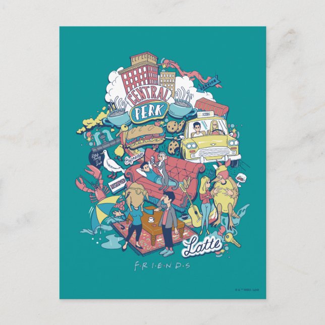 Postal AMIGOS™ | Personalizado Collage (Anverso)