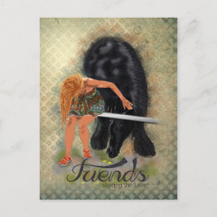 Postal AMIGOS - Postcard