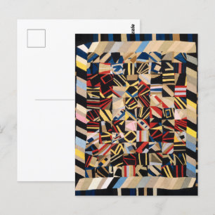 Postal Amish Crazy Quilt por Lydia Beachy
