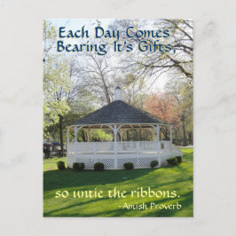 Postal Amish Proverb Postcard