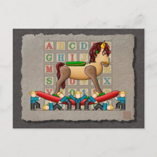 Postal Amish Rocking Horse