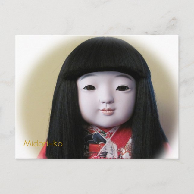 Postal Amistad Doll Postcard Midori-Ko (Anverso)