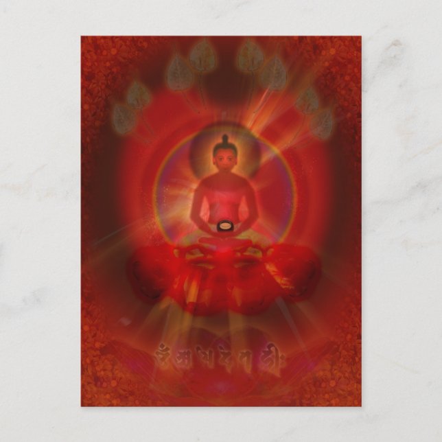 Postal 'Amitabha Buddha' (Anverso)