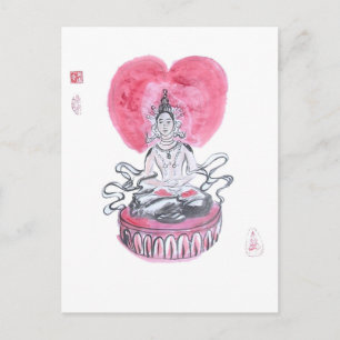 Postal Amitabha Buddha Heart
