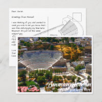 Ammán Jordan con el teatro romano cerca