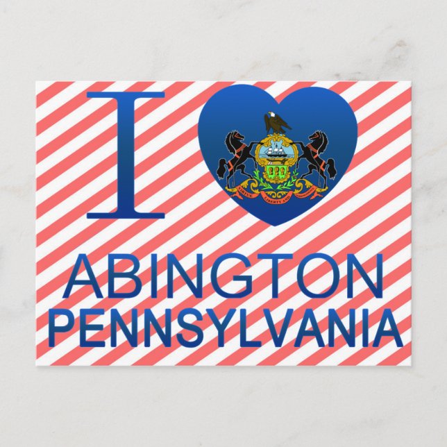 Postal Amo a Abington, PA (Anverso)