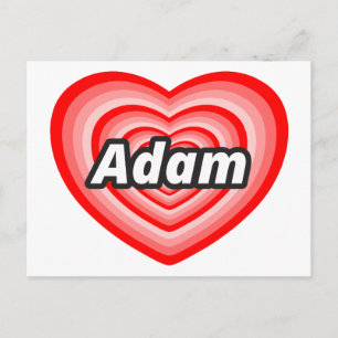 Postal Amo a Adam