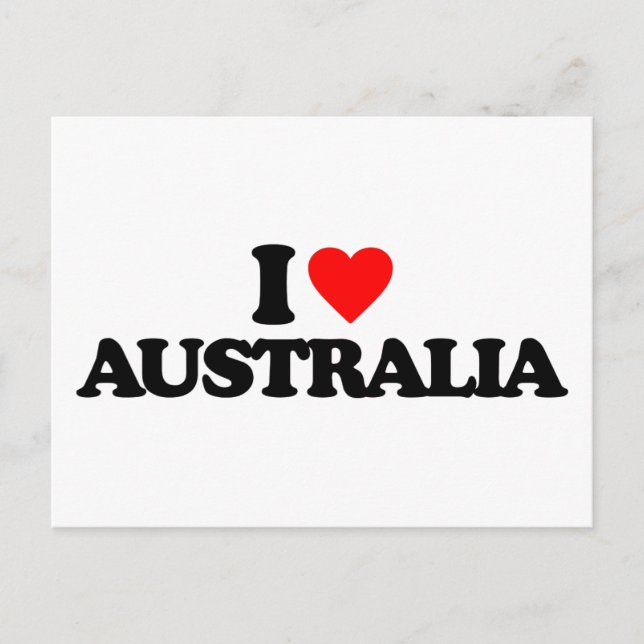 POSTAL AMO A AUSTRALIA (Anverso)