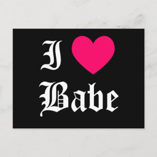 Postal Amo a Babe