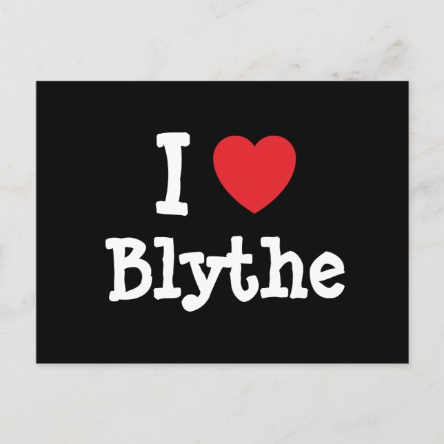 Postal Amo a Blythe heart T-Shirt (Anverso)
