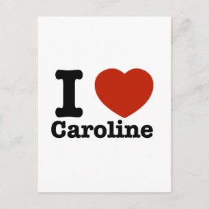 Postal Amo a Caroline