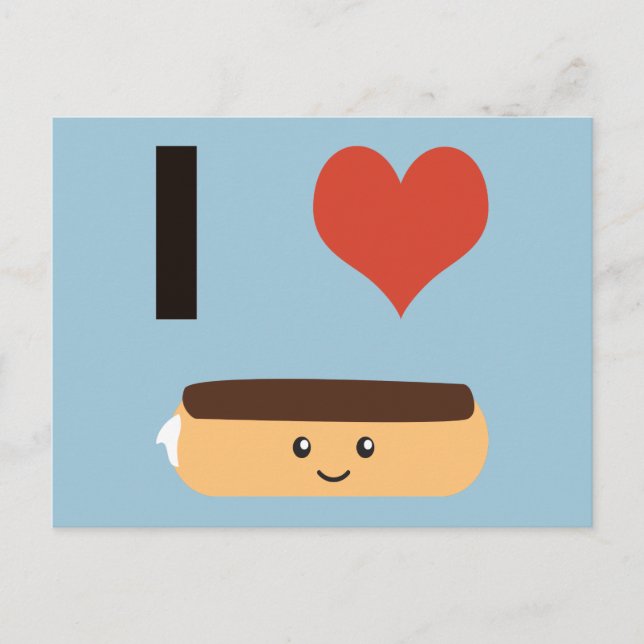 Postal Amo a Eclaires (Anverso)