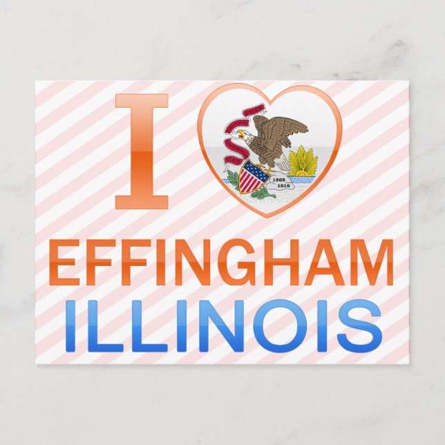 Postal Amo a Effingham, IL (Anverso)