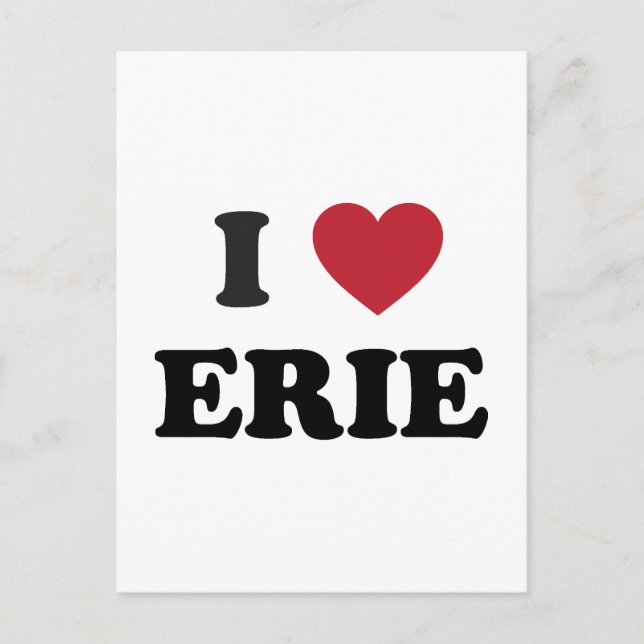 Postal Amo a Erie Pennsylvania (Anverso)