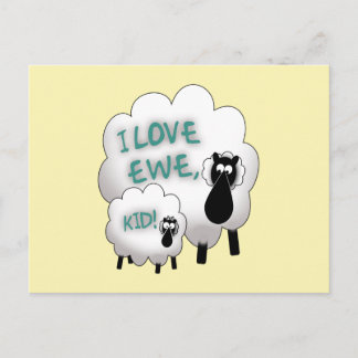 Postal ¡Amo A Ewe, Niño!