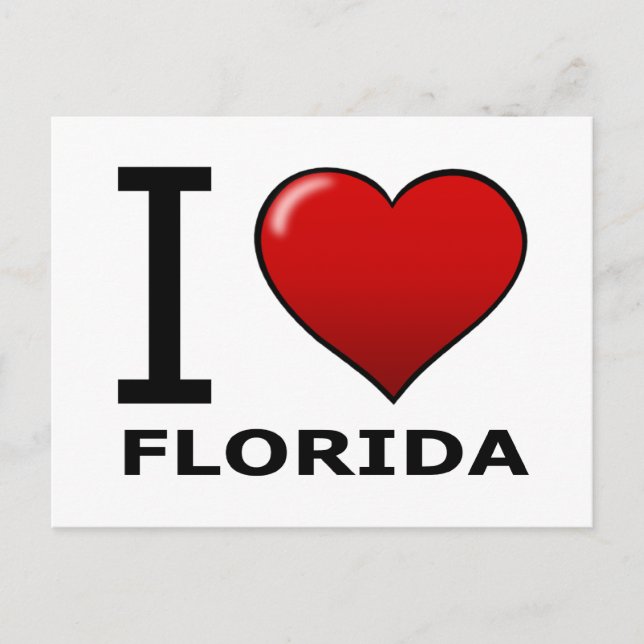 POSTAL AMO A FLORIDA (Anverso)