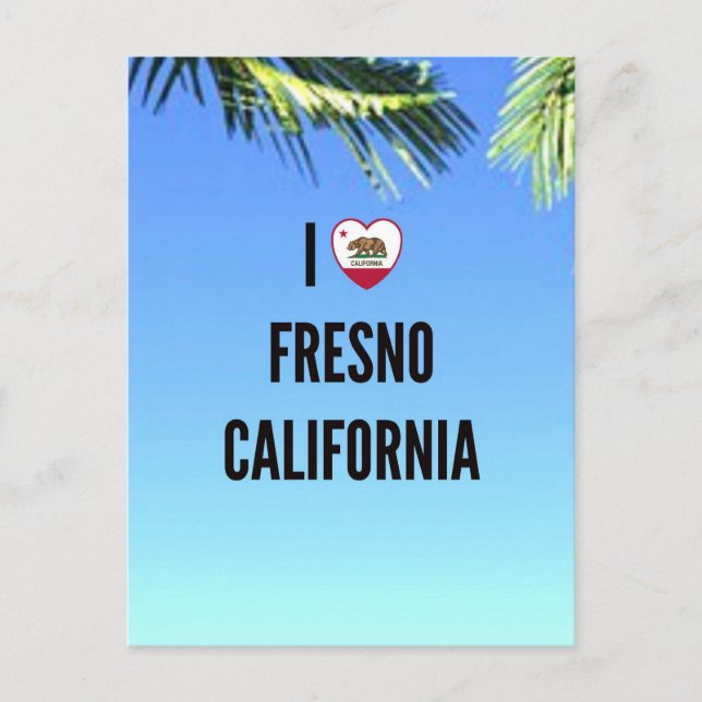 Postal Amo a Fresno, California (Anverso)