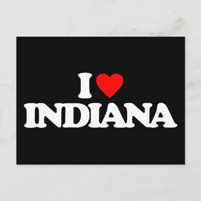 POSTAL AMO A INDIANA (Anverso)