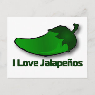 Postal Amo a Jalapenos