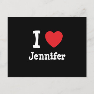 Postal Amo a Jennifer heart T-Shirt