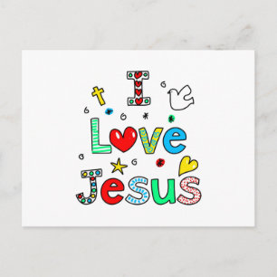 Postal Amo a Jesús