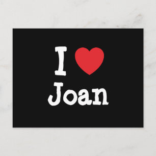 Postal Amo a Joan corazón T-Shirt
