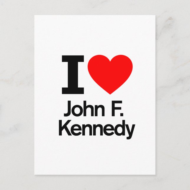 Postal Amo a John F. Kennedy (Anverso)