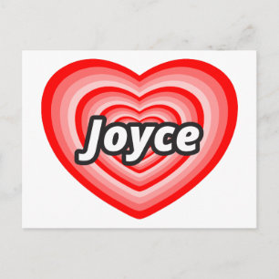 Postal Amo a Joyce