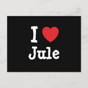 Postal Amo a Jule heart T-Shirt