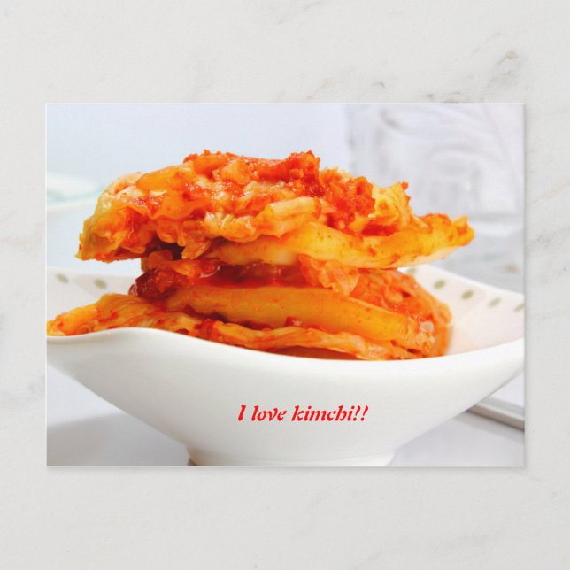 Postal amo a kimchi (Anverso)
