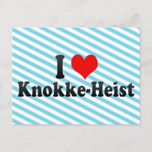 Postal Amo a Knokke-Heist, Bélgica