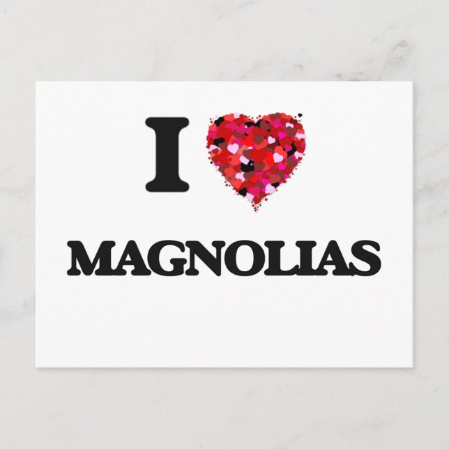 Postal Amo a las Magnolias (Anverso)