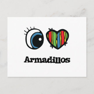 Postal Amo a los Armadillos
