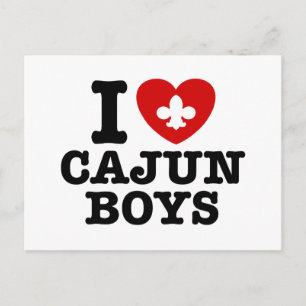 Postal Amo a los Cajun Boys