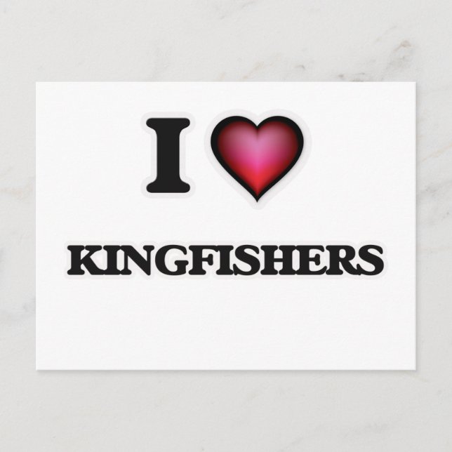 Postal Amo a los Kingfishers (Anverso)