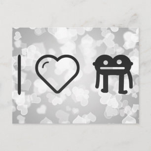 Postal Amo a los Monstruos