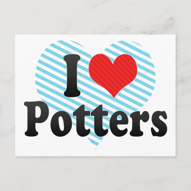 Postal Amo a los Potters (Anverso)